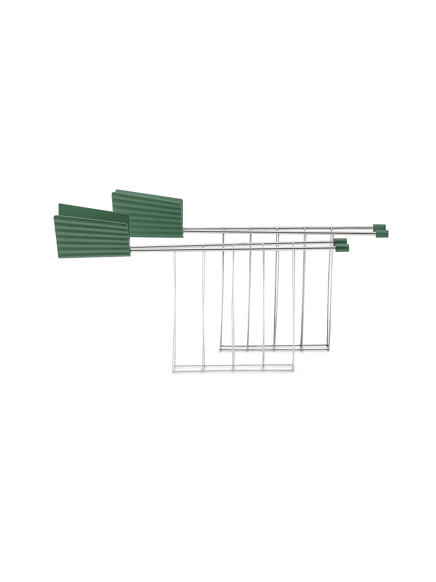 ALESSI | Sandwichzange Plisse 2er Grün MDL08 RACK B | 
